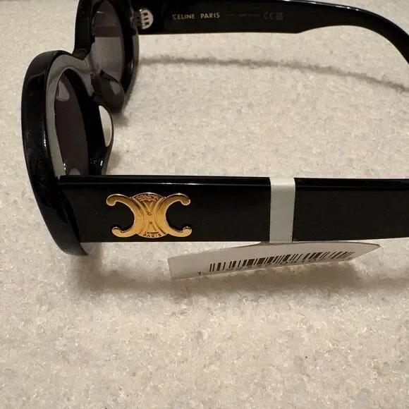 Celine Triomphe 52MM Oval Sunglasses NWT - Picture 7 of 12